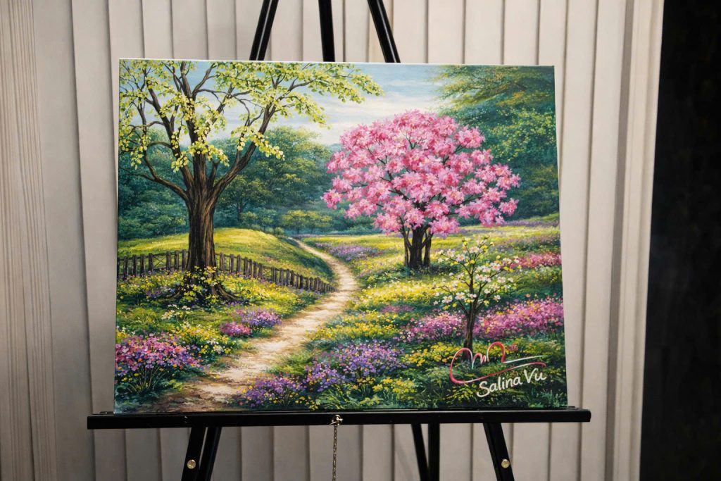 Spring Path of Blossoms